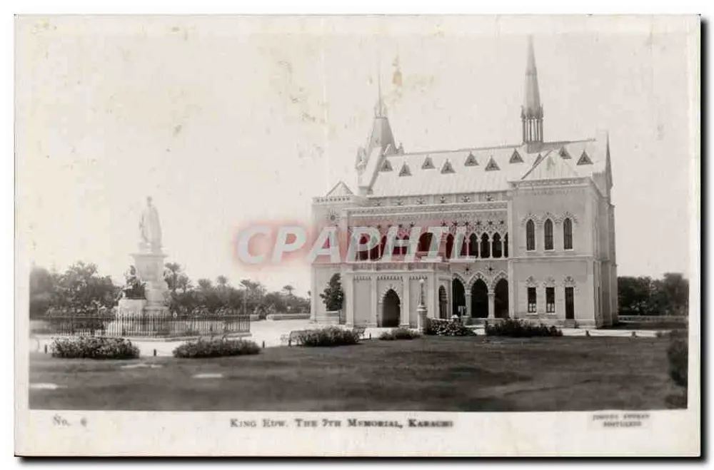 Memorial do Rei Eduardo VII, Karachi — editor Joseph Spence, n° 6 - Frente