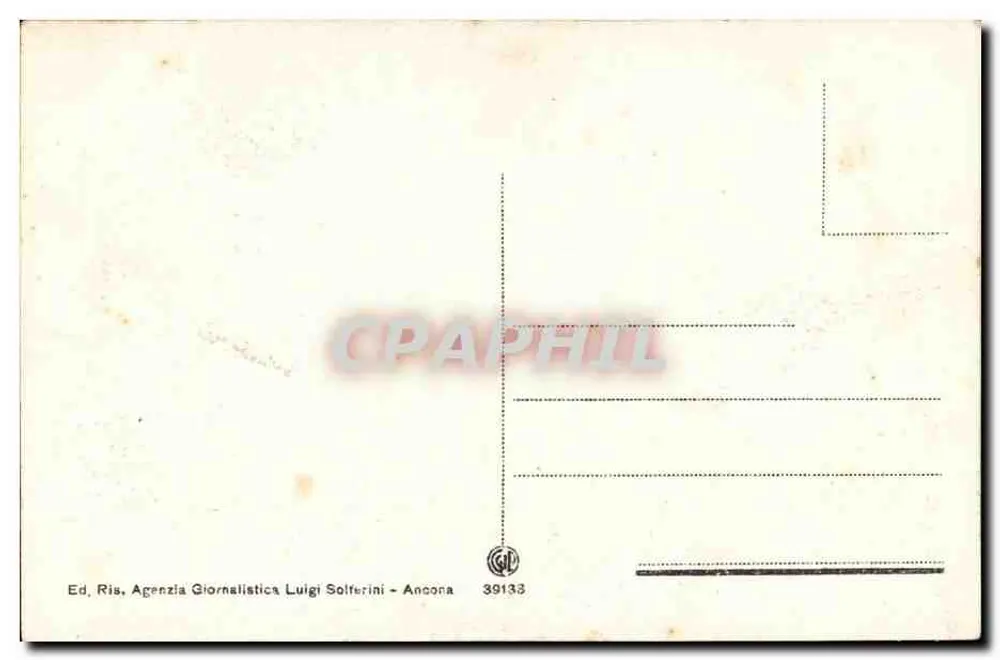 Ancona - Corso Vittorio Emanuele II — Ansicht einer Straße mit Fußgängern und Fahrzeug — Agenzia Giornalistica Luigi Solterini - Rückseite