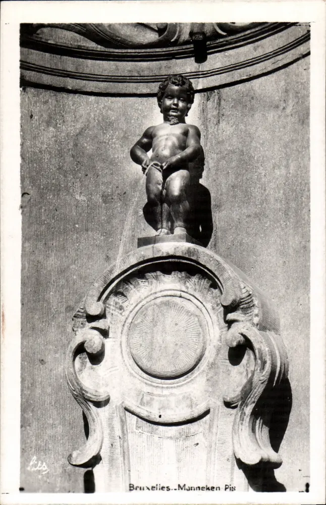 Manneken Pis — Brüssel — Verlag B. Les - Vorderseite
