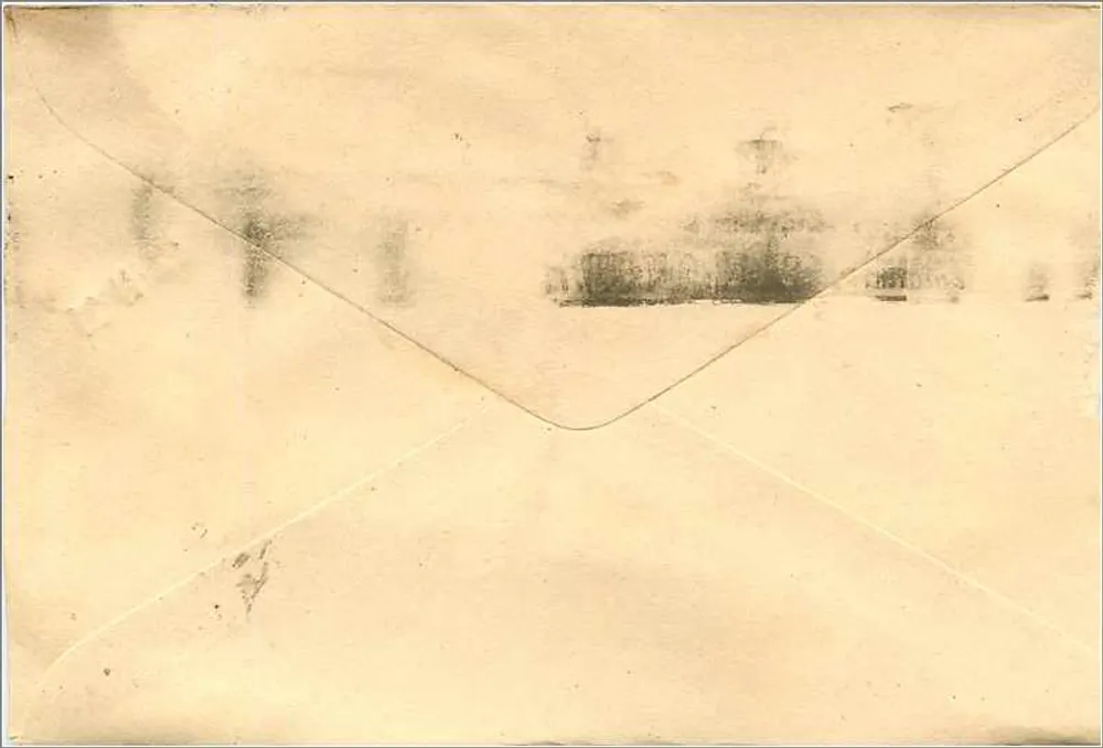 Carte postale endereçada à The Mittal Stamp Co. em Jaipur — selo Gandhi 100, data de carimbo 10-11-1967 - Verso