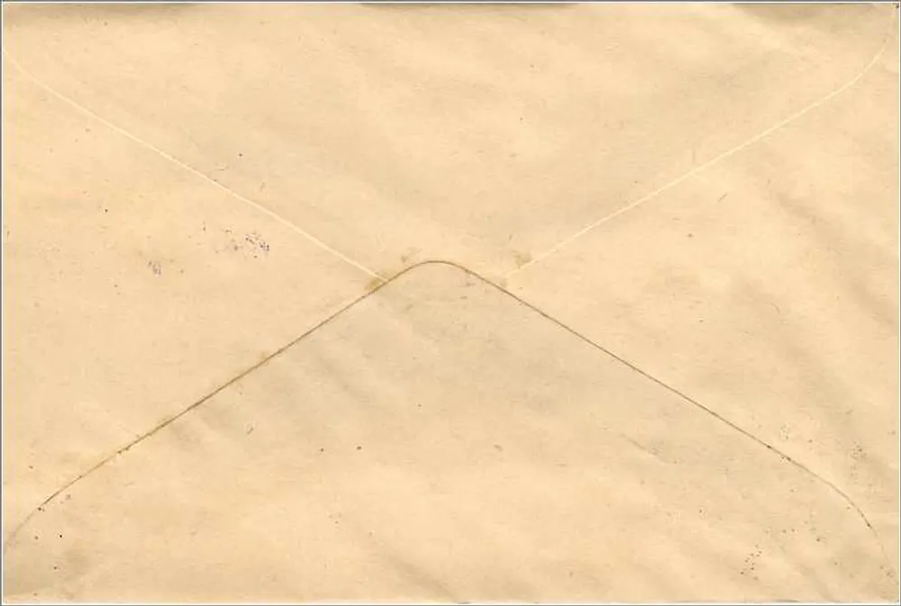Jaipur — Sociedade Filatélica do Rajastão — carta do editor - Verso
