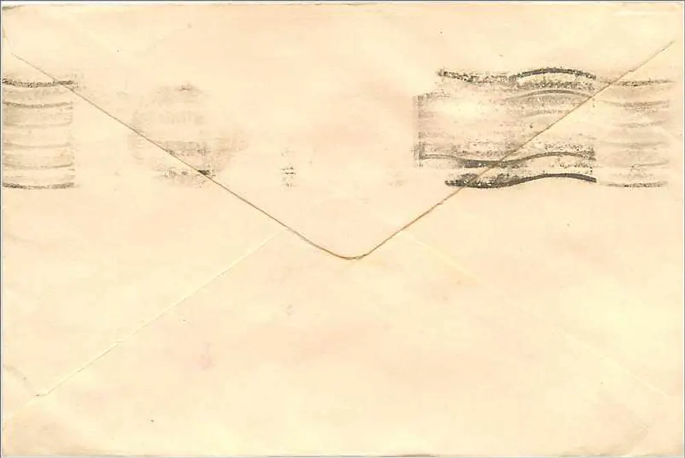 Jaspur — cartão postal enviado em torno de 1997 — G.P.O. Jaspur, Rajasthan - Verso