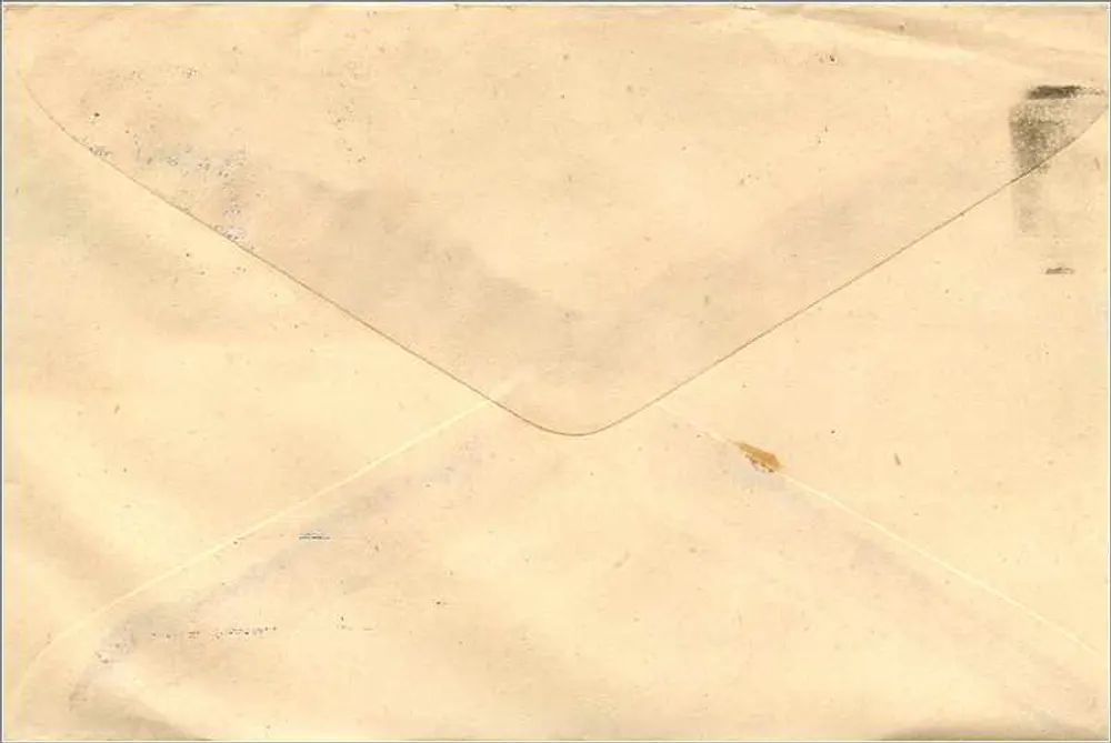 Jaipur — Umschlag an M/s Mittal Stamp Co. — Gandhi 100 rps-Stempel und blauer 100 rps-Stempel, Stempelung Jaipur - Rückseite