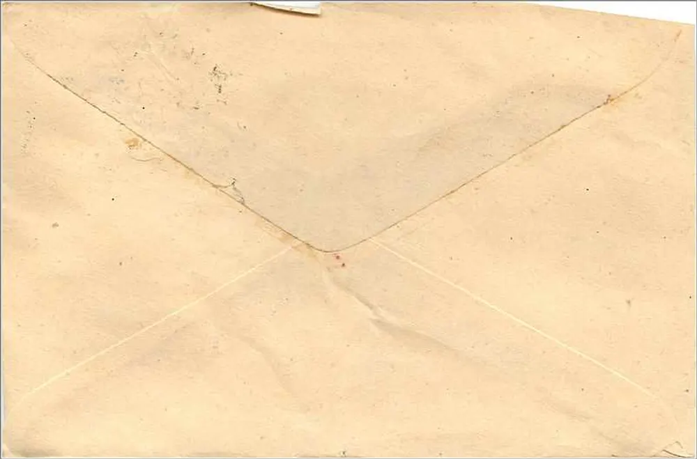 Carte postale indienne — timbre 100 roupies, oblitération de Calcutta — éditeur non visible - Verso