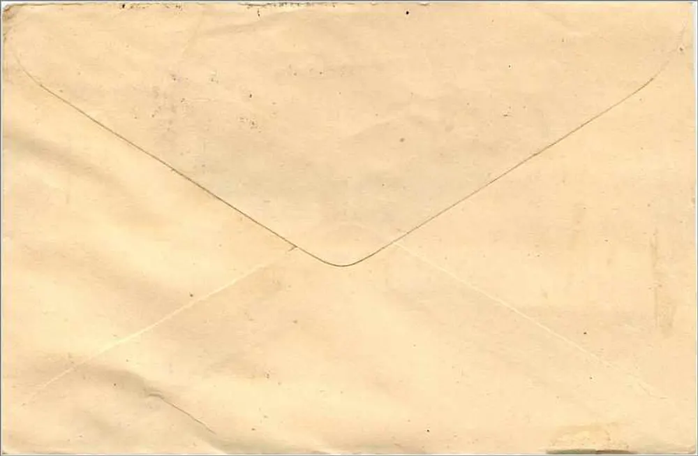 Enveloppe postale indienne — 100 rupies — destinée à Rampur - Verso
