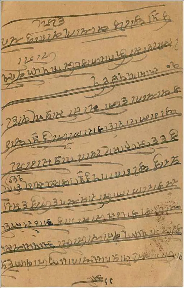 Gwalior — carta postal indiana — editor Gwalior, número de série não visível - Verso