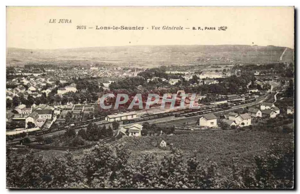 Lons-le-Saunier — Vista Geral — B.F. Paris 2078 - Frente