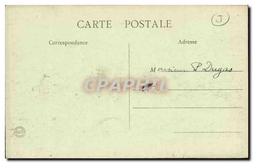 Lons-le-Saunier — Vista Geral — B.F. Paris 2078 - Verso