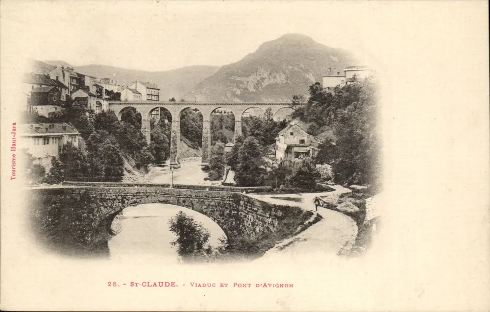 St-Clauade - Viaduto e Ponte de Avignon — Turismo Alto-Jura, n°28 - Frente