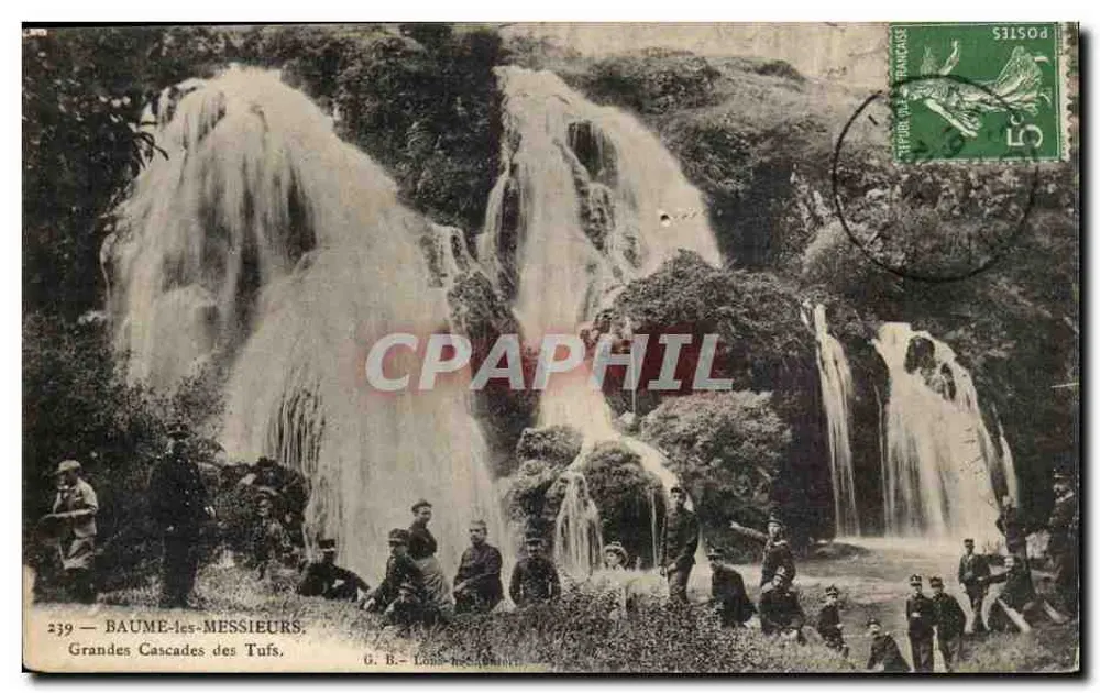 Baume-les-Messieurs — Grandes Cascades des Tufts — G. B. - Lons-le-Saunier, n°239 - Vorderseite