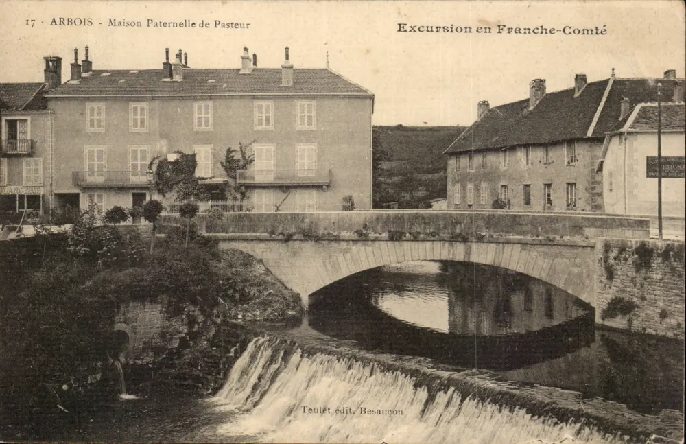 Arbois - Casa Paternal do Pasteur — Excursão na Franche-Comté — Teulet editor. Besançon - Frente
