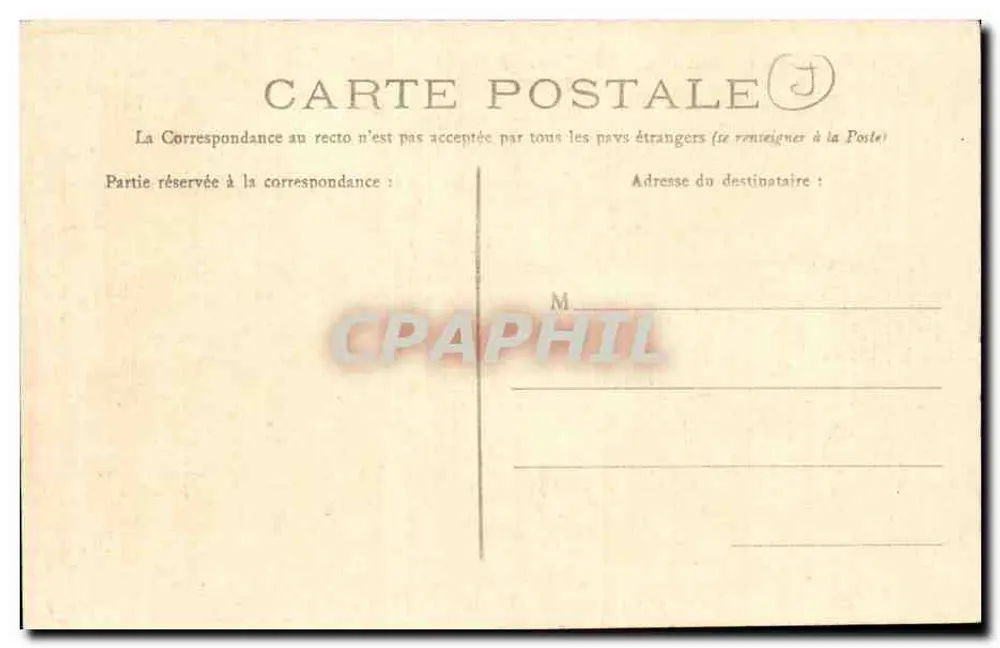 LONS-LE-SAUNIER-LES-BAINS — Rathaus — Carty-Ausgabe - Rückseite