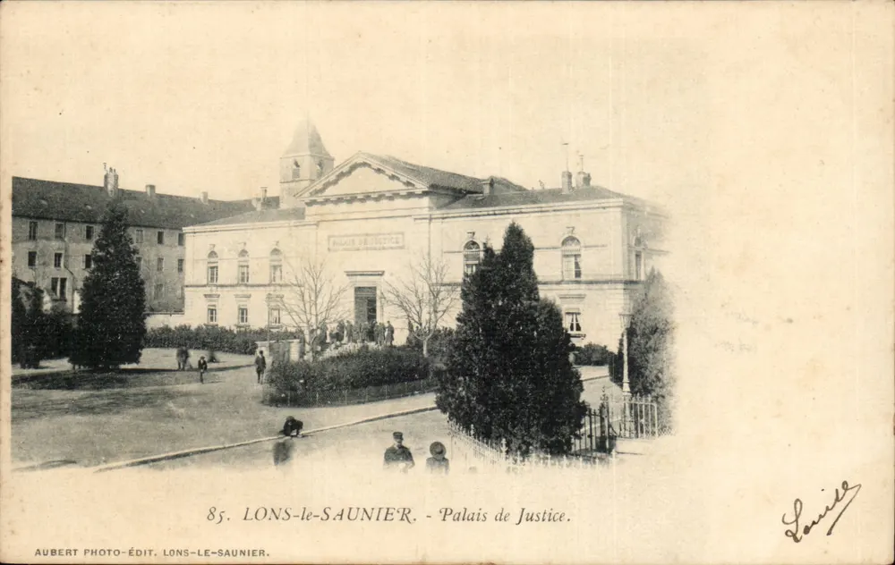 Lons-le-Saunier — Palácio de Justiça — Aubert Photo-Édit, Lons-le-Saunier, n°85 - Frente