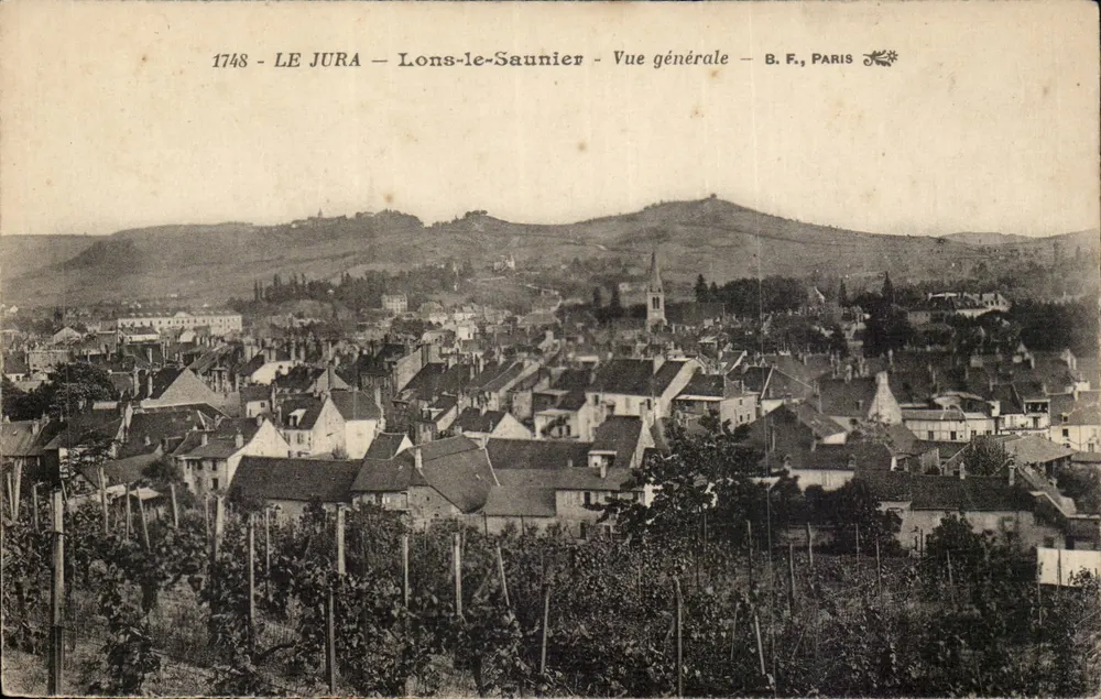 Lons-le-Saunier — Vista geral — B.F., Paris - Frente
