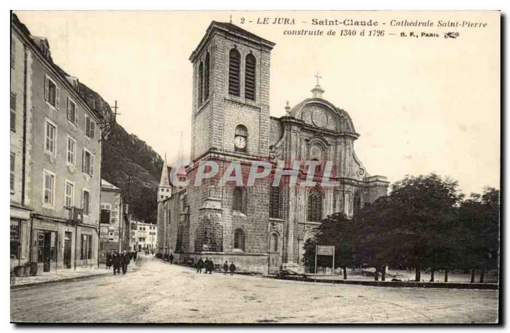 Saint-Claude — Catedral de São Pedro — B. F. Paris - Frente