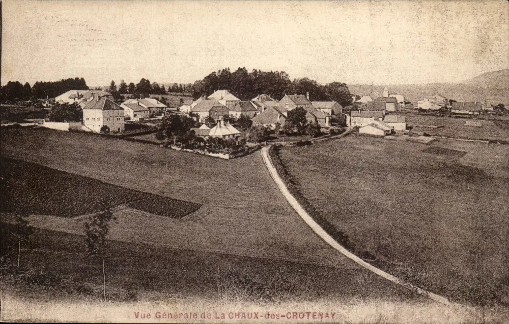 Visão Geral de La CHAUX-des-CROTHENAY — editor Stanis-Brauwe & Broger, Paris - Frente