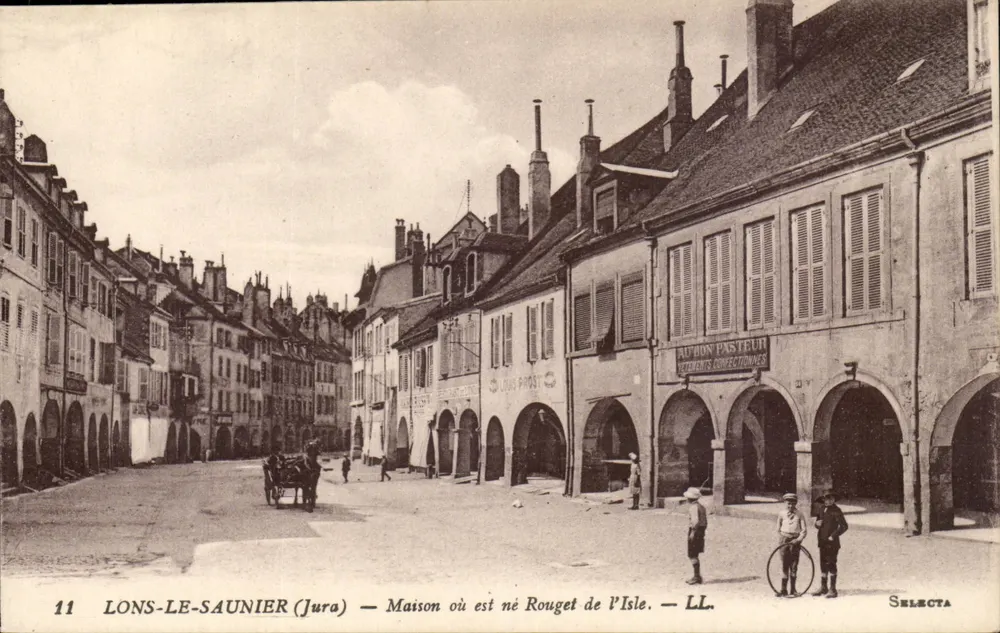 Lons-le-Saunier (Jura) — Haus, in dem Rouget de l'Isle geboren wurde — SELECTA n°11 - Vorderseite