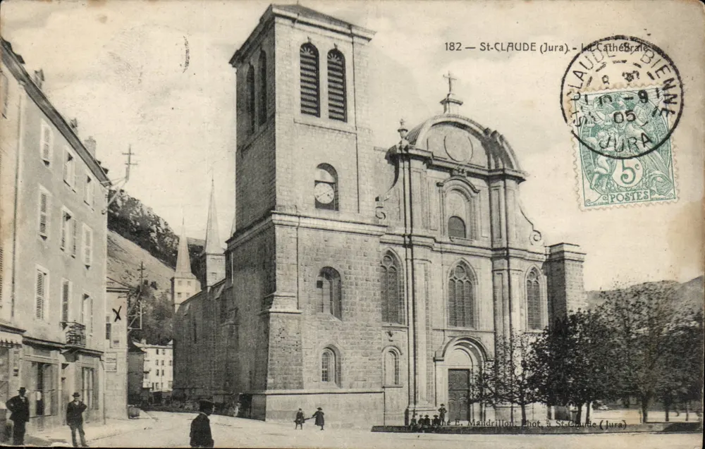 St-Clair (Jura) — A Catedral — Fot. E. Maureillon, St-Clair (Jura) - Frente