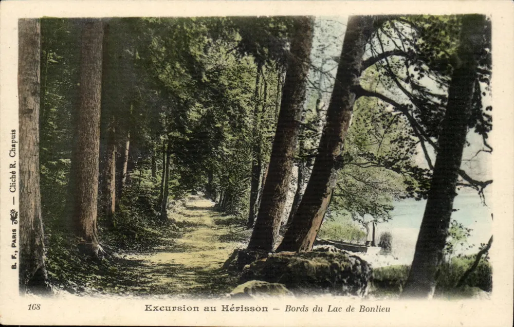 Excursão ao Ouriço — Margens do Lago de Bonlieu — Cliché R. Chapus, Paris, n° 168 - Frente