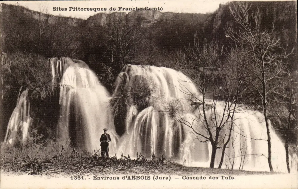 Cascades dos Tufts — Arredores de Arbois (Jura) — Sites Pittoresques de Franche-Comté — n°1361 - Frente