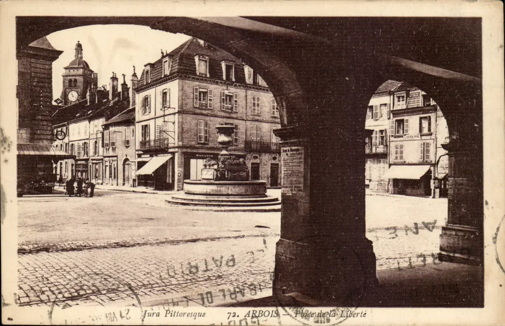 Arbois — Plein de la Liberté — Jura Pittoresque 72 - Voorkant