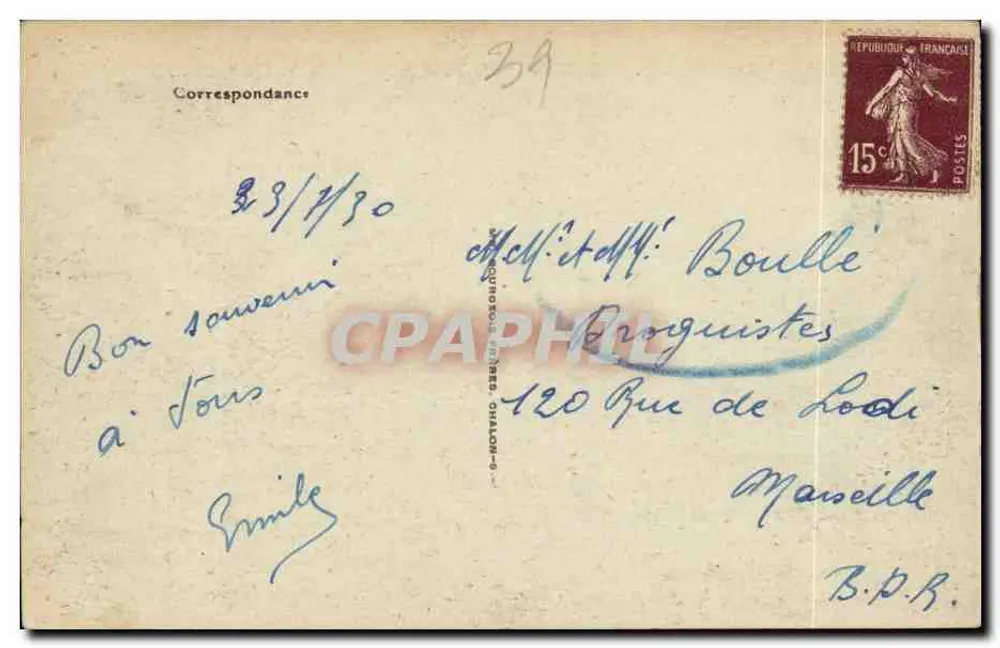 St-ClAUDE e o Ponte Suspensa — Jura-Touriste — R. Cailloot - Verso