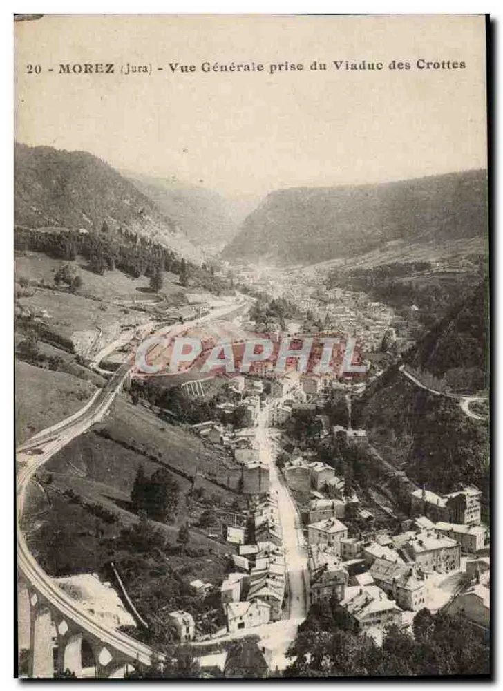 Morez (Jura) — Allgemeiner Blick vom Crottes-Viadukt — Verleger L.B. (Lyon) - Vorderseite