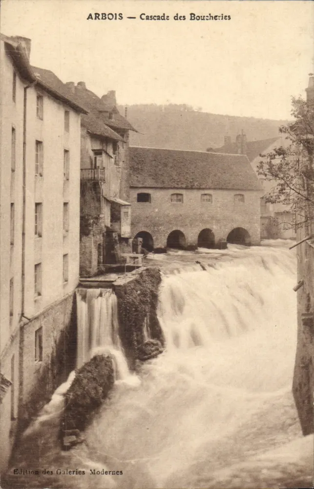Arbois — Cachoeira das Boucheries — Edição das Galerias Modernas - Frente