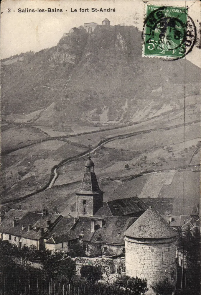 Salins-les-Bains - O forte St-André — vista panorâmica — editor desconhecido, n°2 - Frente
