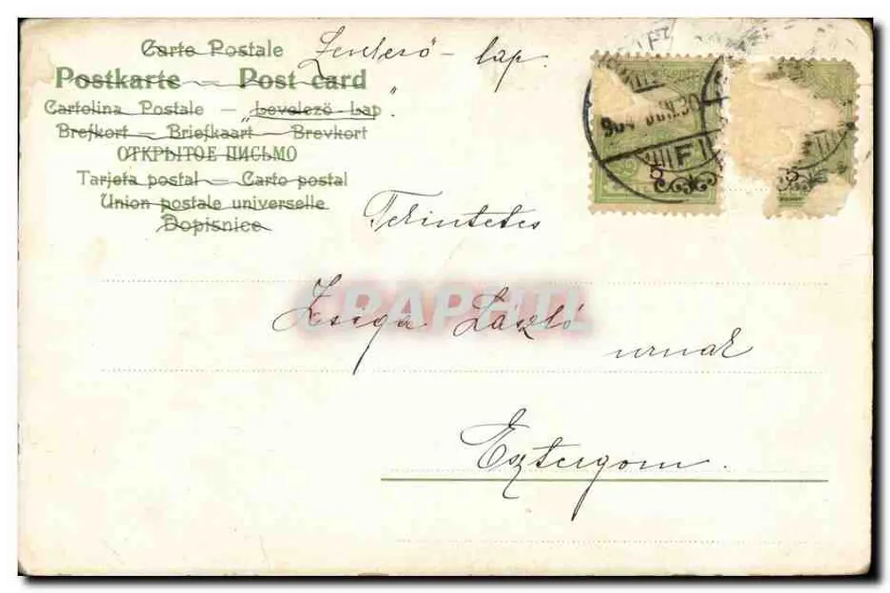 Ansicht eines verschneiten Dorfes — Rob. Rämmerer — n° 2193 - Rückseite