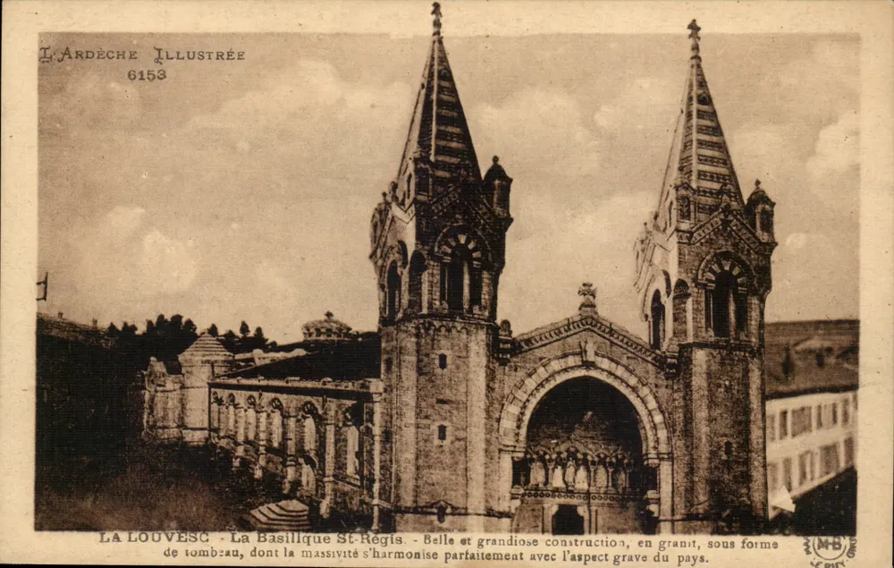 La Louvesc - Die Basilika Saint-Régis — L'Ardeche Illustrée 6153 - Vorderseite