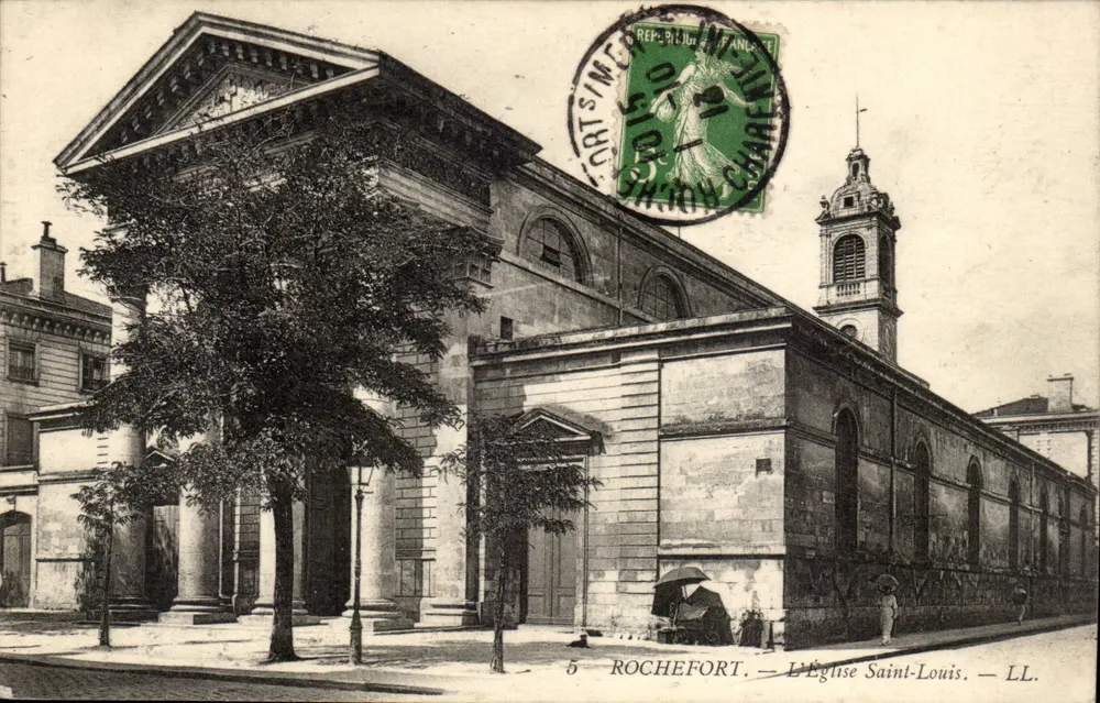 Rochefort — A Igreja de São Luís — LL. - Frente