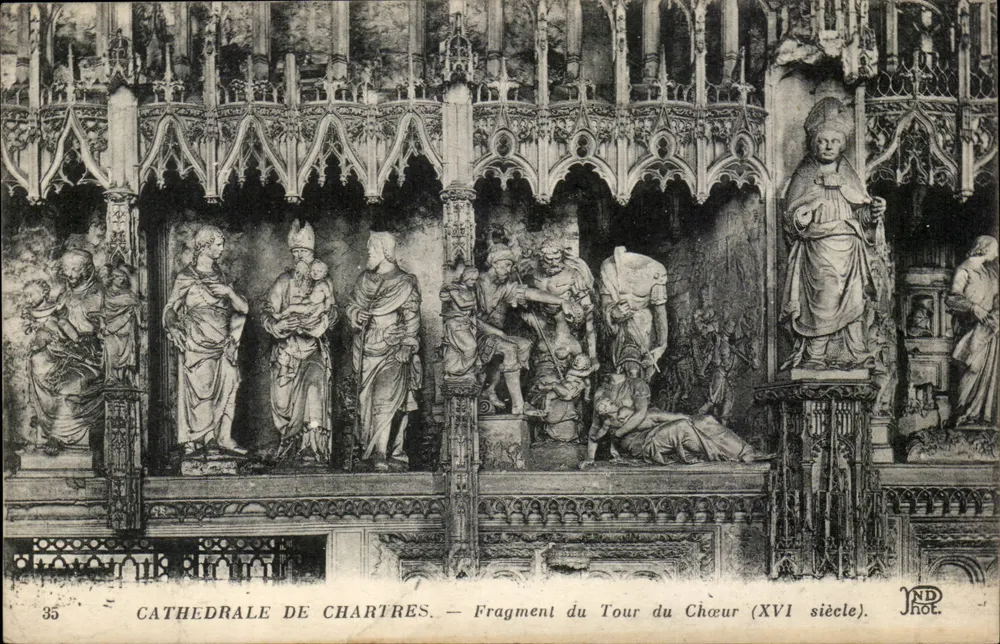 Kathedrale von Chartres — Fragment des Chor-Tours (16. Jahrhundert) — NDHOT - Vorderseite