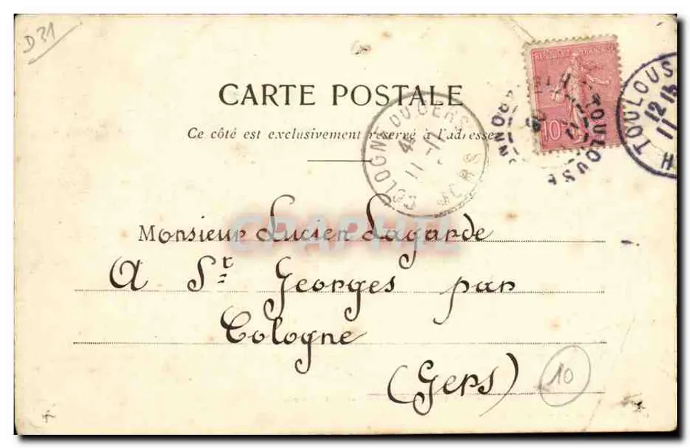 Nef de Saint-Étienne — Toulouse — Labarthe Frères, imp. - Cliché 4 - Verso