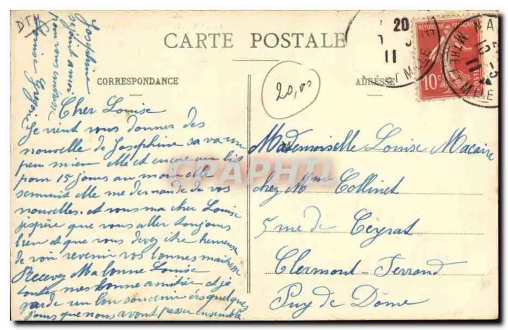 Nancy - Igreja de São Épvre e Praça das Damas — editor desconhecido, n° 12 - Verso