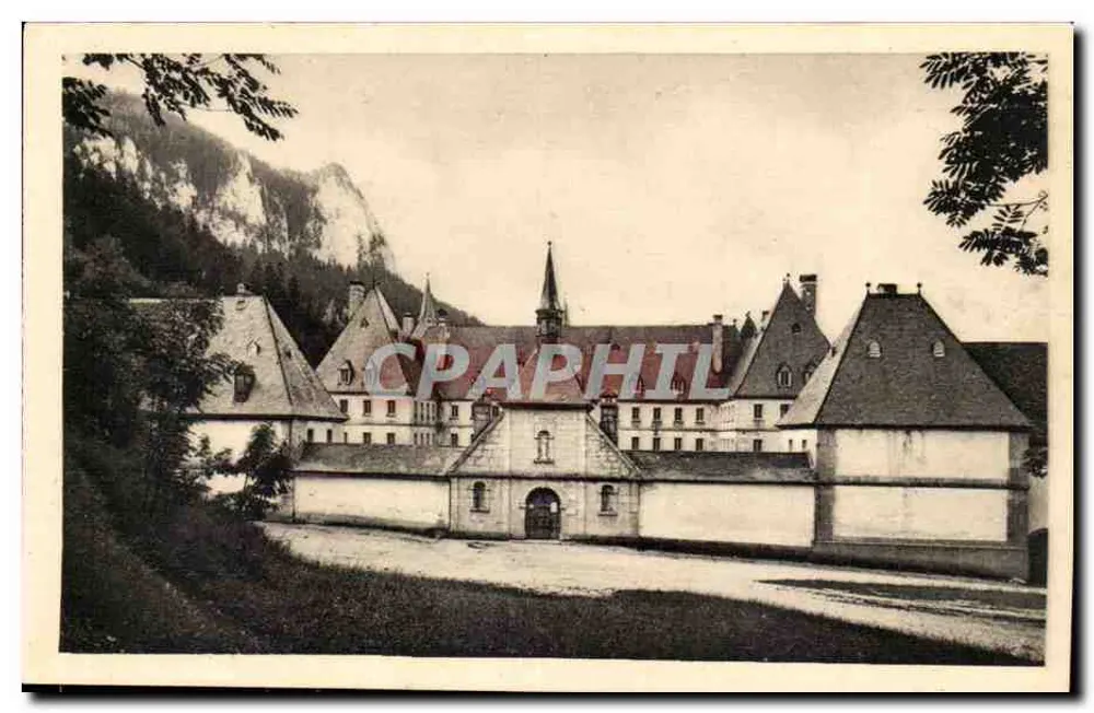Mosteiro da Grande Chartreuse — Entrada — Serv. Commer. al Monuments Historiques, Gd Palais, Paris - Frente