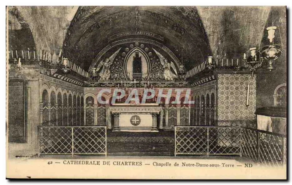Chartreser Kathedrale — Kapelle Notre-Dame-sous-Terre — ND - Vorderseite