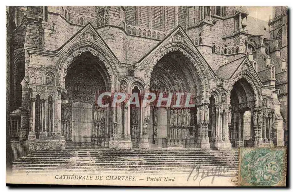 Cattedrale di Chartres — Portale Nord - Recto