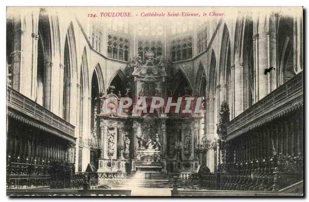 Toulouse — Kathedrale Saint-Étienne, der Chor - Vorderseite