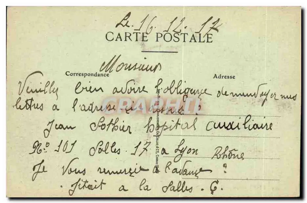 LYON — Nossa Senhora de Fourvière — A Abside — E. R. n°264 - Verso