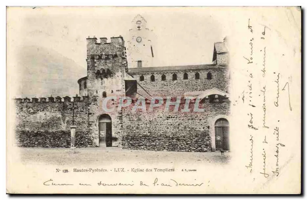 Luz - Igreja dos Templários - Hautes-Pyrénées - N° 129 - A. F. Lourdet - Frente
