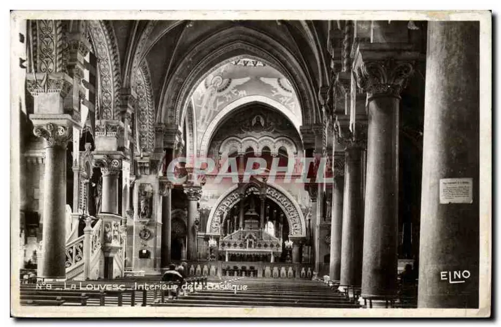 La Louvesc — Interior da Basílica — EINO - Frente