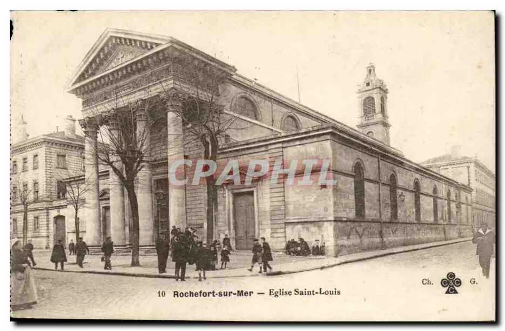Rochefort-sur-Mer — Kirche Saint-Louis — Ch. C.C. G. - Vorderseite