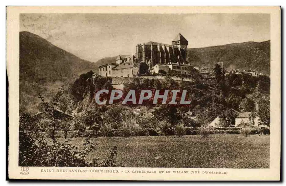 Saint-Bertrand-de-Comminges — Die Kathedrale und das Dorf (Übersicht) — Verlag LF - Vorderseite