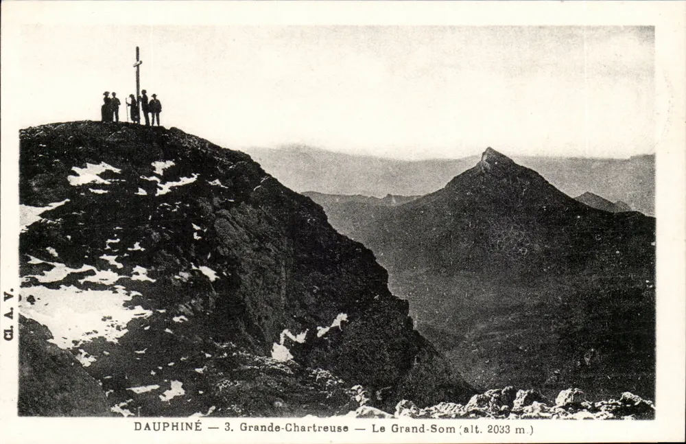 Dauphiné — Grande-Chartreuse — Le Grand-Som (Höhe 2033 m.) — Cl.A.V. — n°3 - Vorderseite
