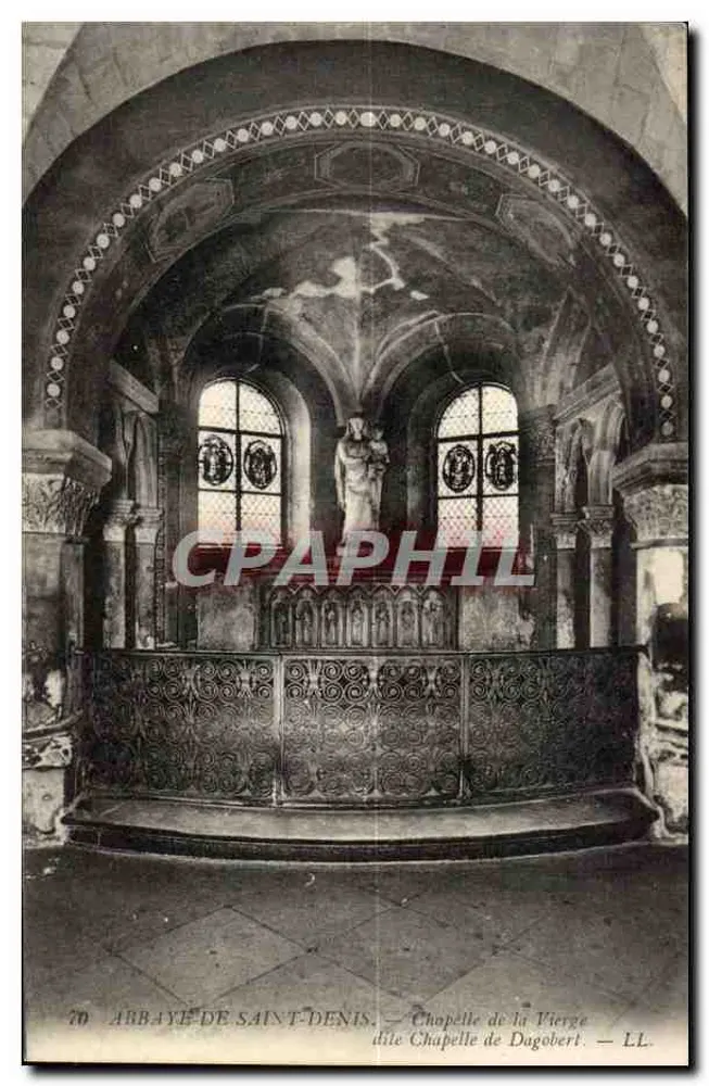 Abbaye von Saint-Denis — Kapelle der Jungfrau (Kapelle von Dagobert) — LL - Vorderseite