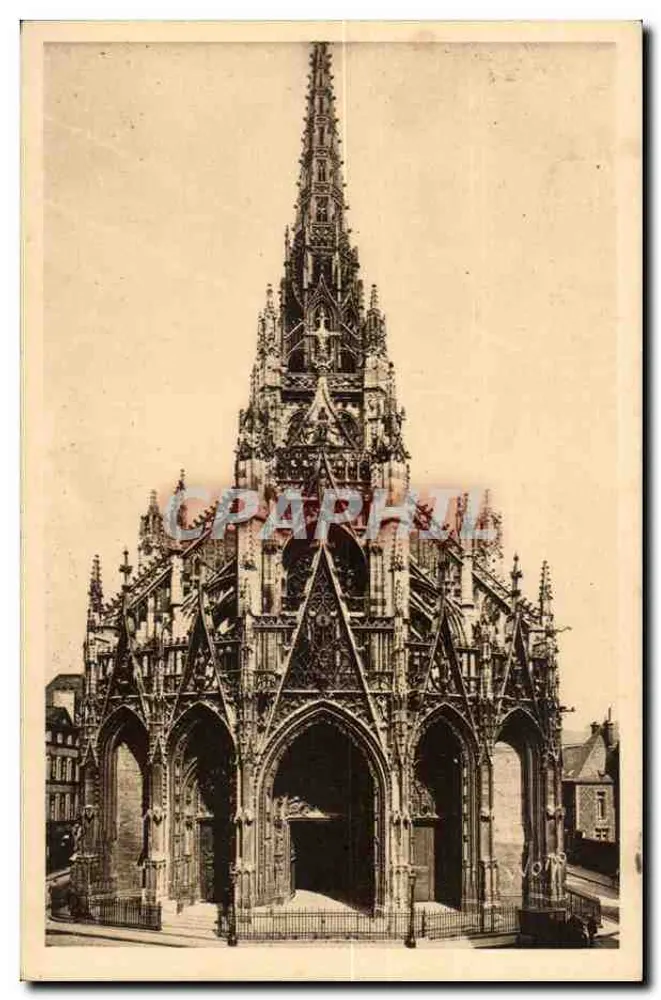 Kościół św. Maclou — Rouen — Wydawnictwo Art YVON - Awers