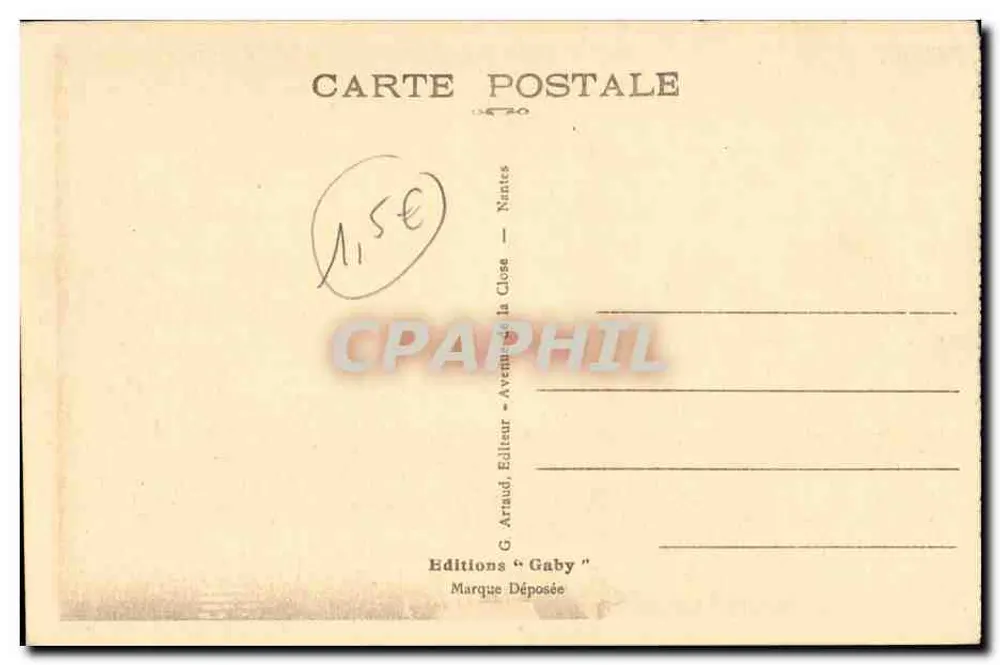Toulouse — A Torre dos Augustinos — Gaby, n°100 - Verso