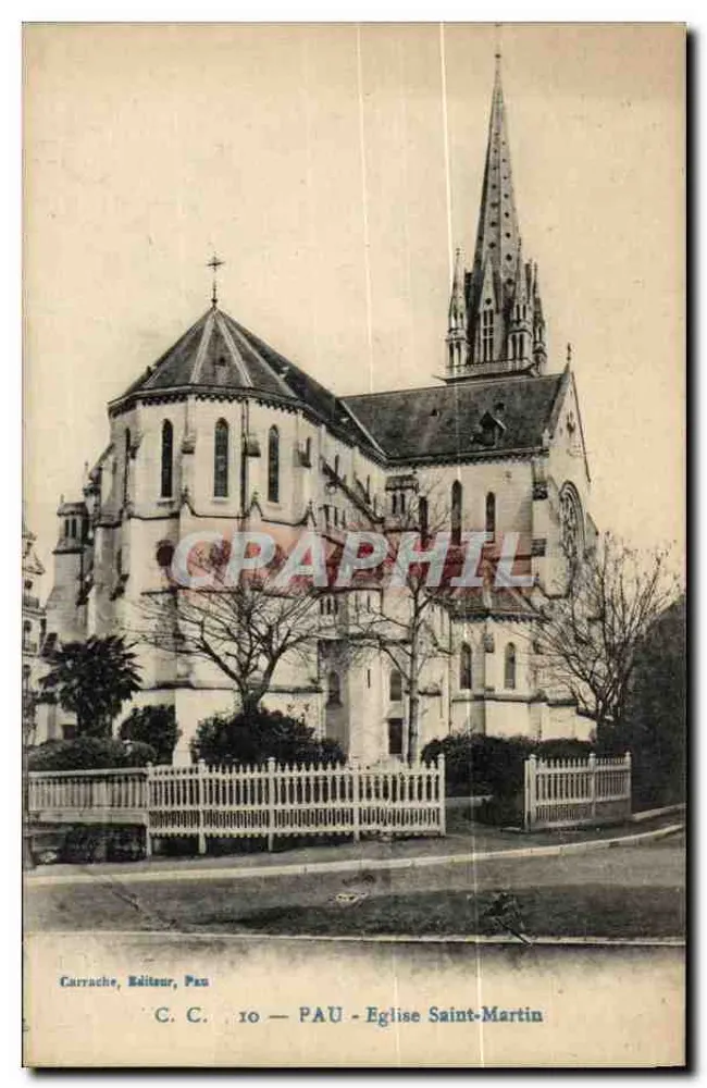 Pau — Igreja de São Martinho — Carrache, Editor, Pau - Frente