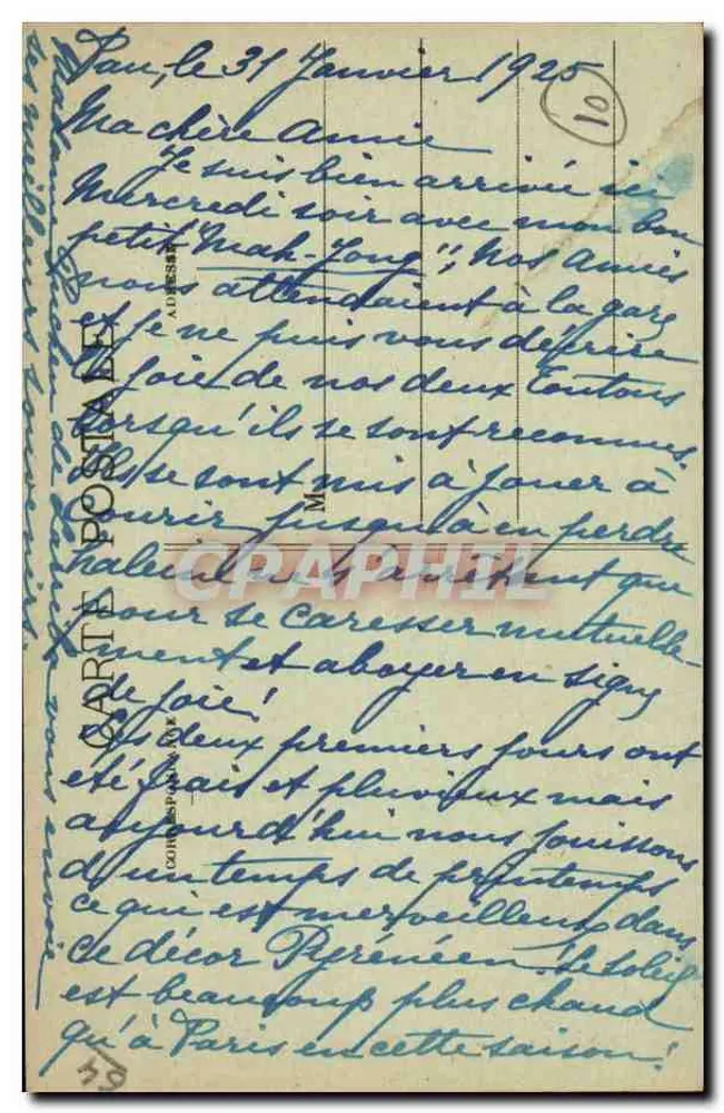 Pau — Igreja de São Martinho — Carrache, Editor, Pau - Verso